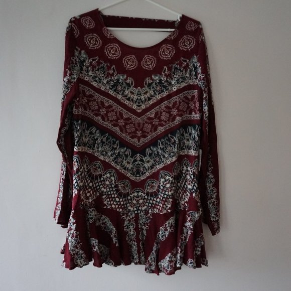 NWT Free People Slubby Crinkle Smooth Talker dress - Picture 2 of 6